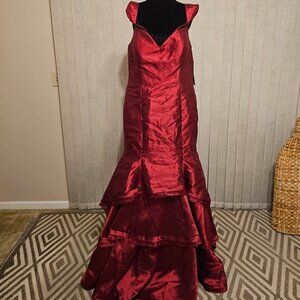 Jovani Burgundy Evening Party  Dress 20